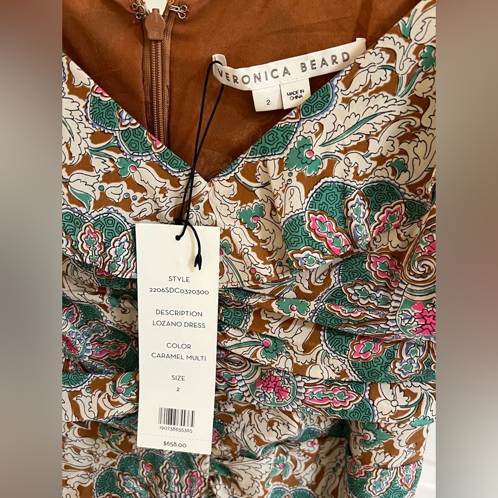 Veronica Beard Ruched mini dress